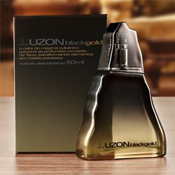 Colônia Desodorante Feminina Uzon Black Gold, 50ml